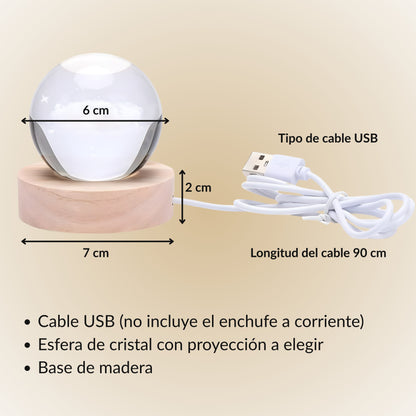 Lámpara Espacial 3D LED